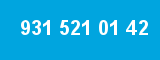 931 521 01 42